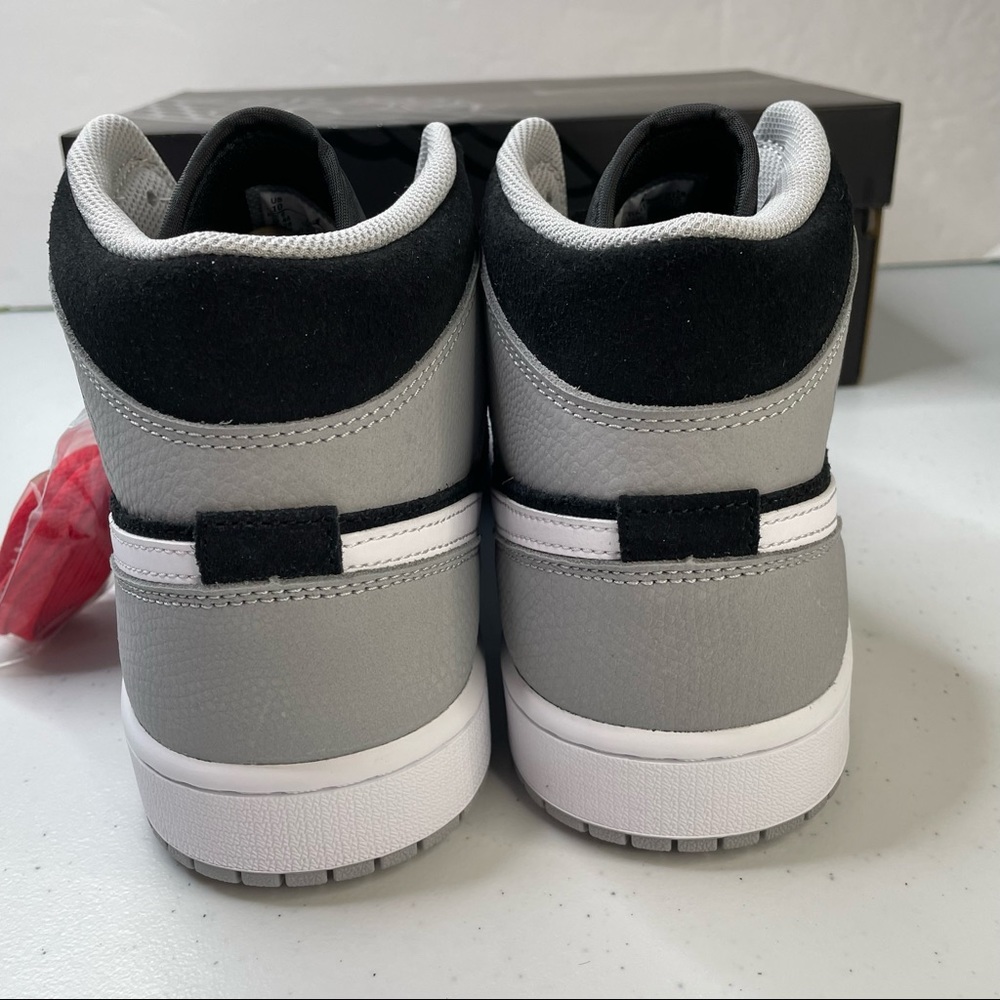 Air Jordan 1 Mid SE Black & Grey Mens Size 10 Basketball Sneakers - Picture 4 of 13